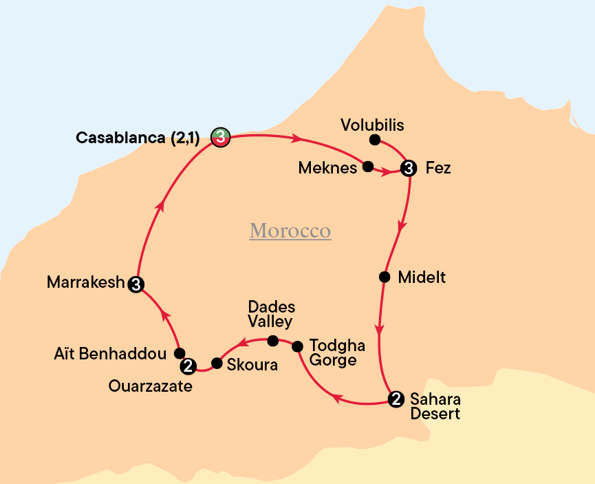 Map - Morocco In-Style 2027